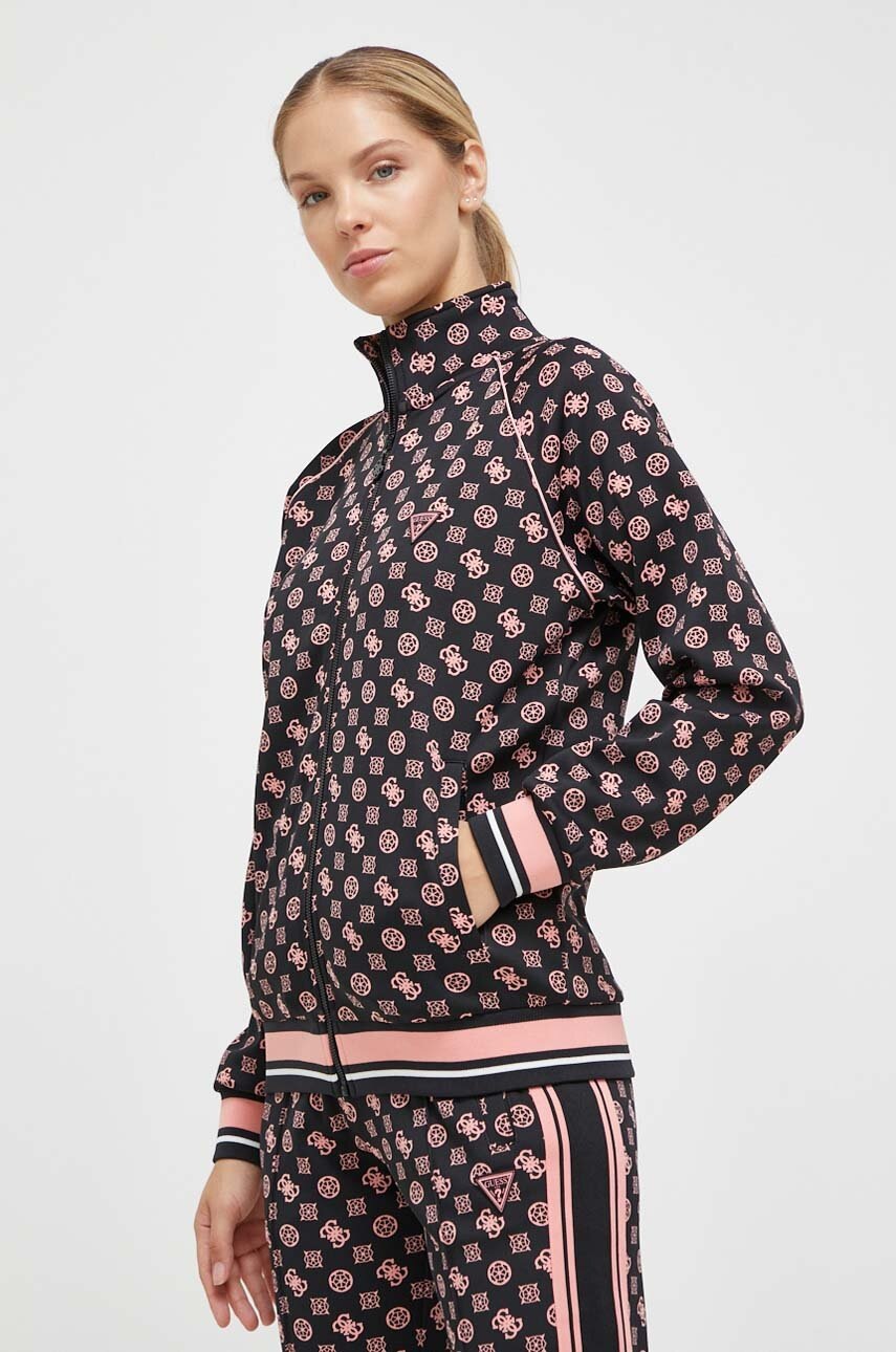 

Кофта Guess жіноча колір чорний візерунок