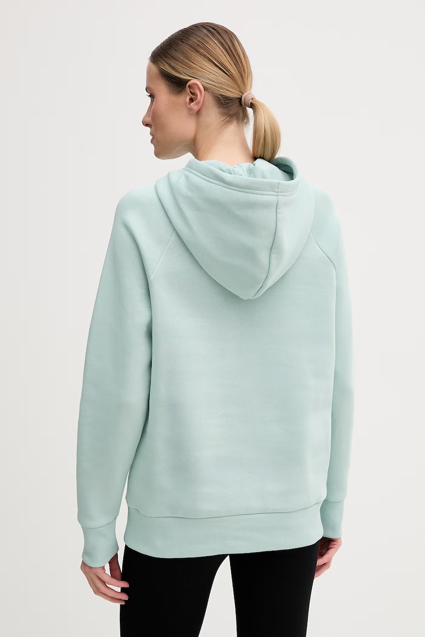 Under Armour mikina s kapucňou dámska s bavlnou UA Rival Fleece