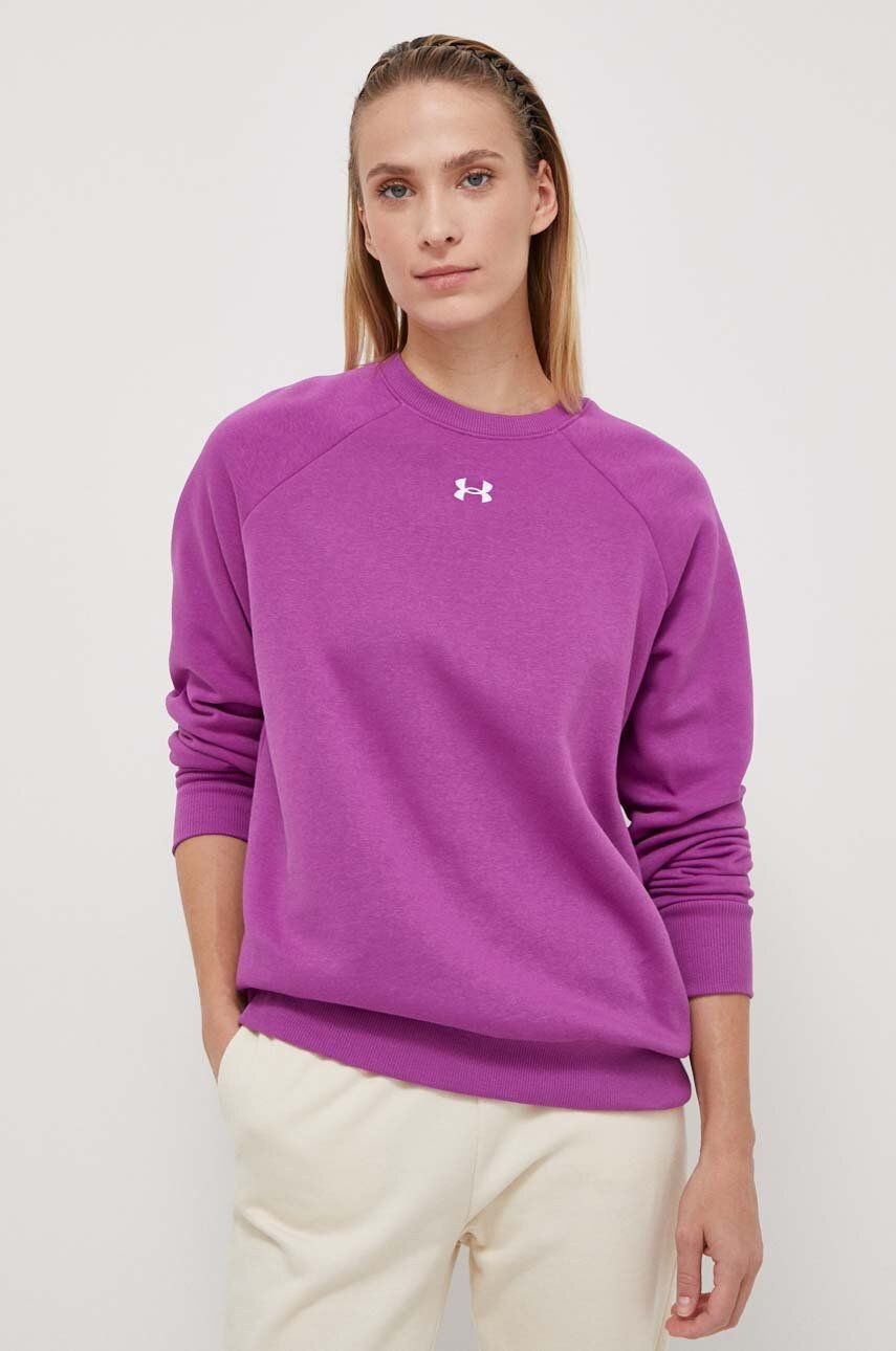 Under Armour Bluza Femei, Culoarea Violet, Neted