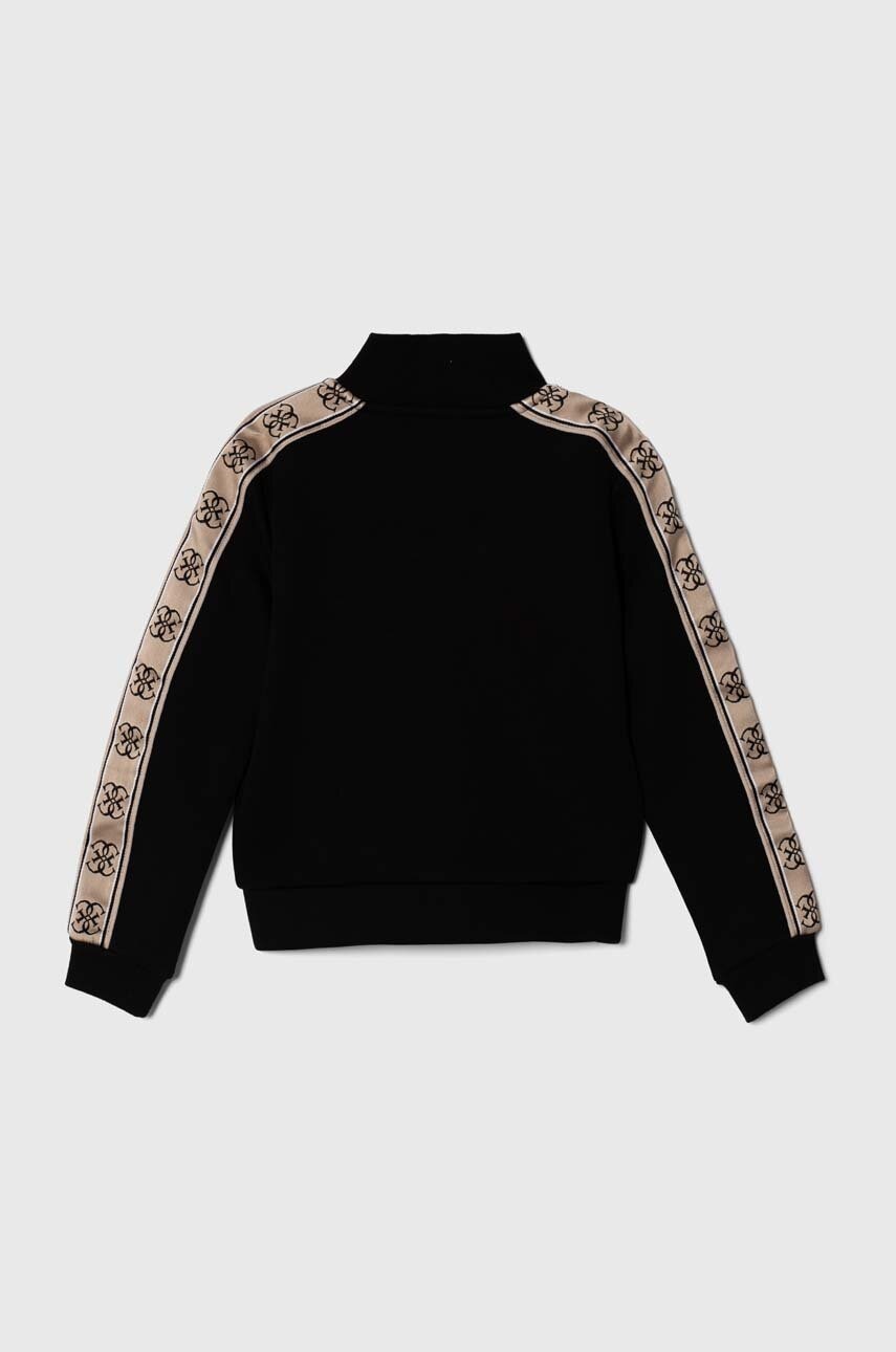Детская кофта Guess цвет чёрный с аппликацией Детская кофта Guess цвет чёрный с аппликацией