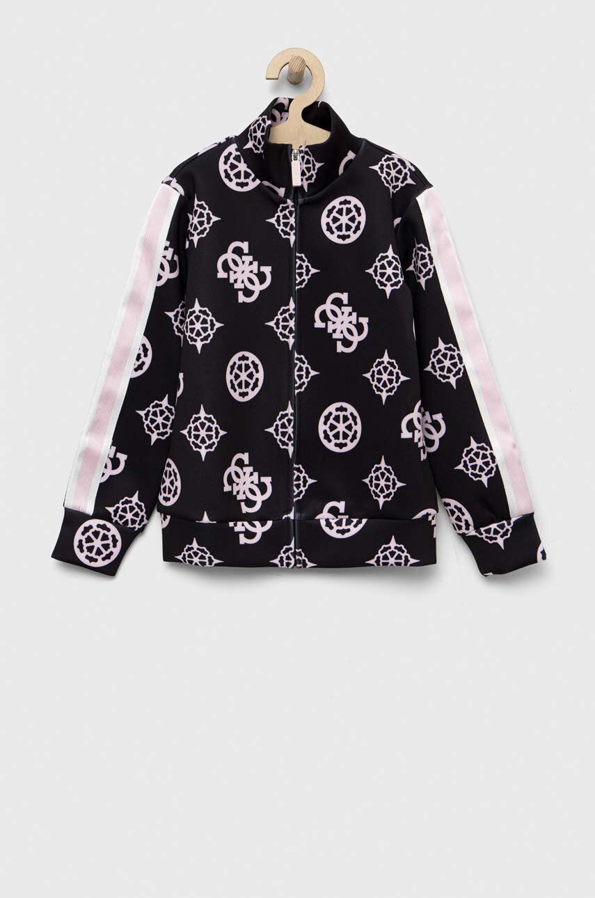 Детская кофта Guess цвет чёрный узор Детская кофта Guess цвет чёрный узор