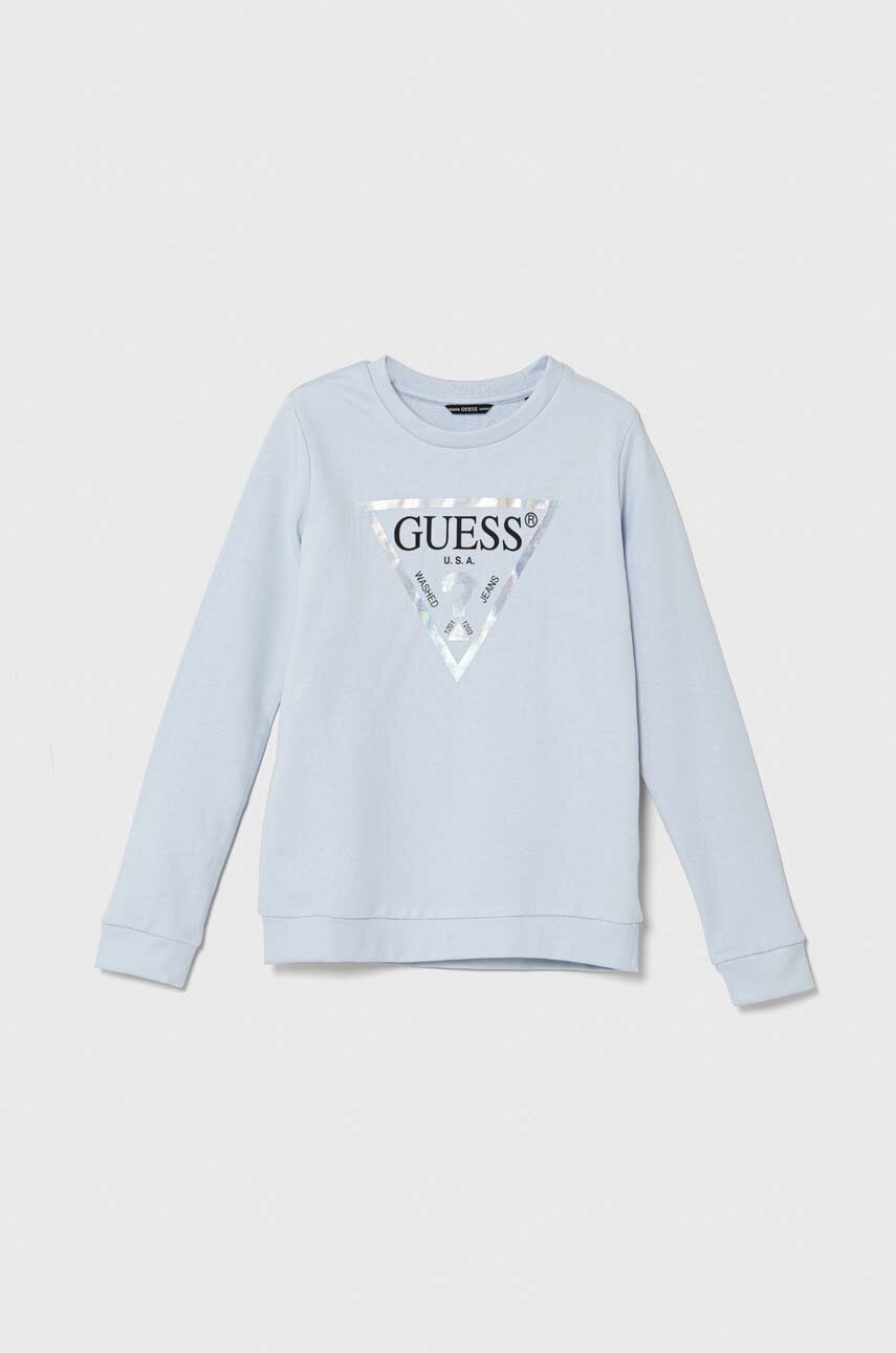 

Дитяча бавовняна кофта Guess з принтом