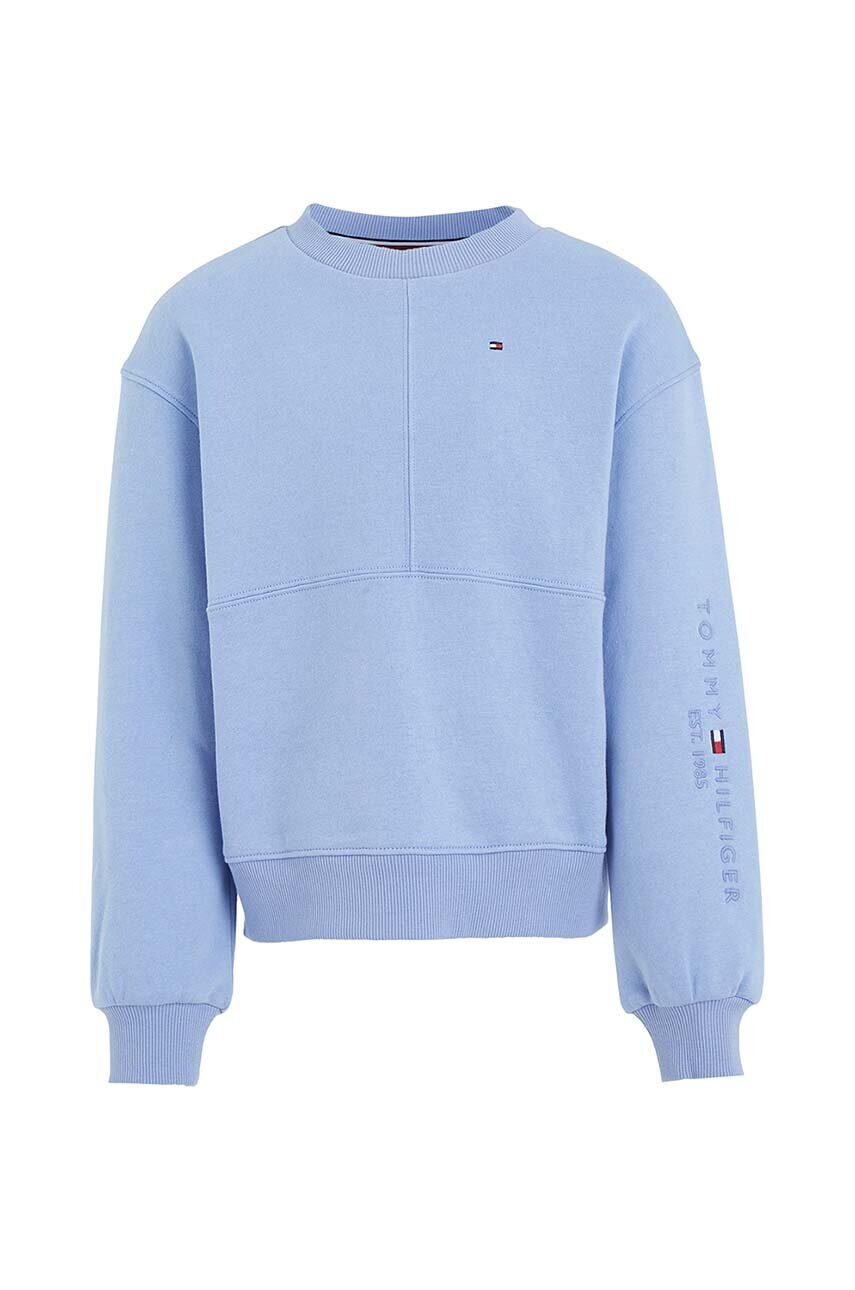 

Дитяча кофта Tommy Hilfiger колір фіолетовий з аплікацією