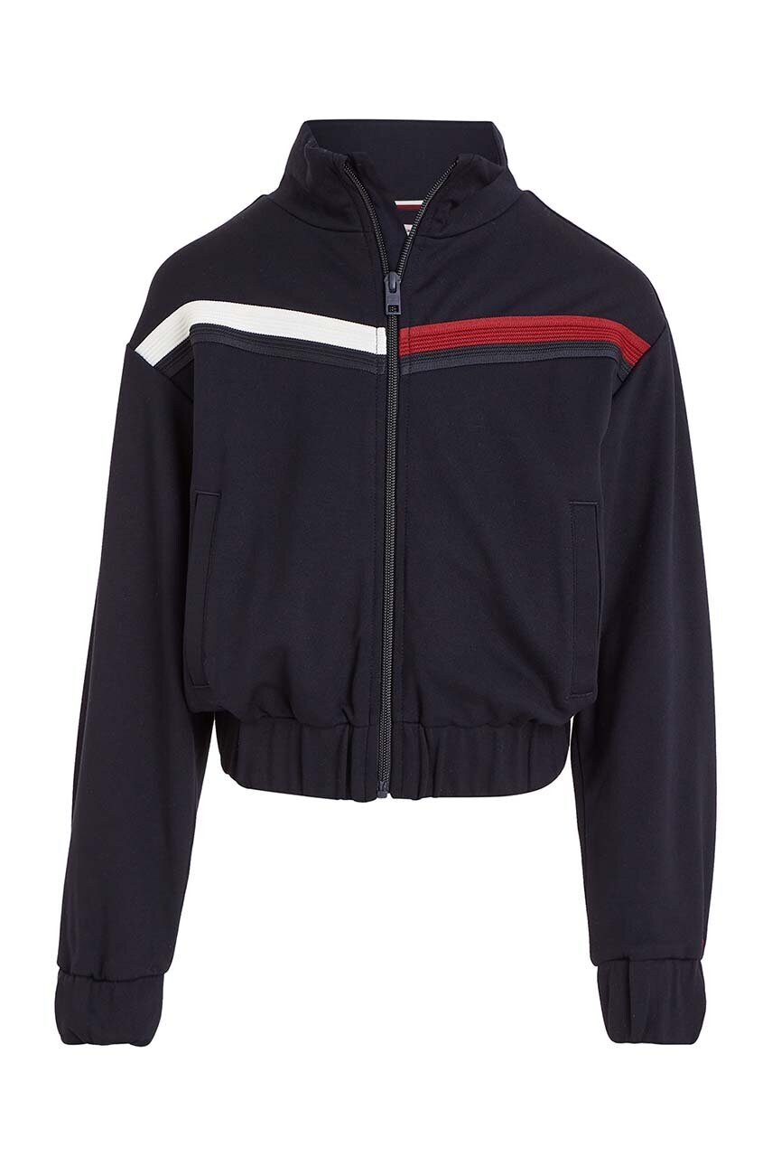 

Детская кофта Tommy Hilfiger цвет синий с аппликацией