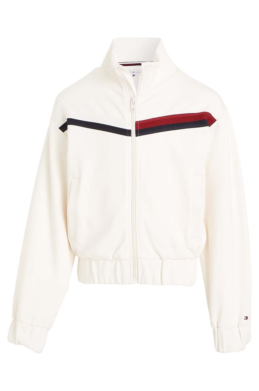 

Детская кофта Tommy Hilfiger цвет белый с аппликацией