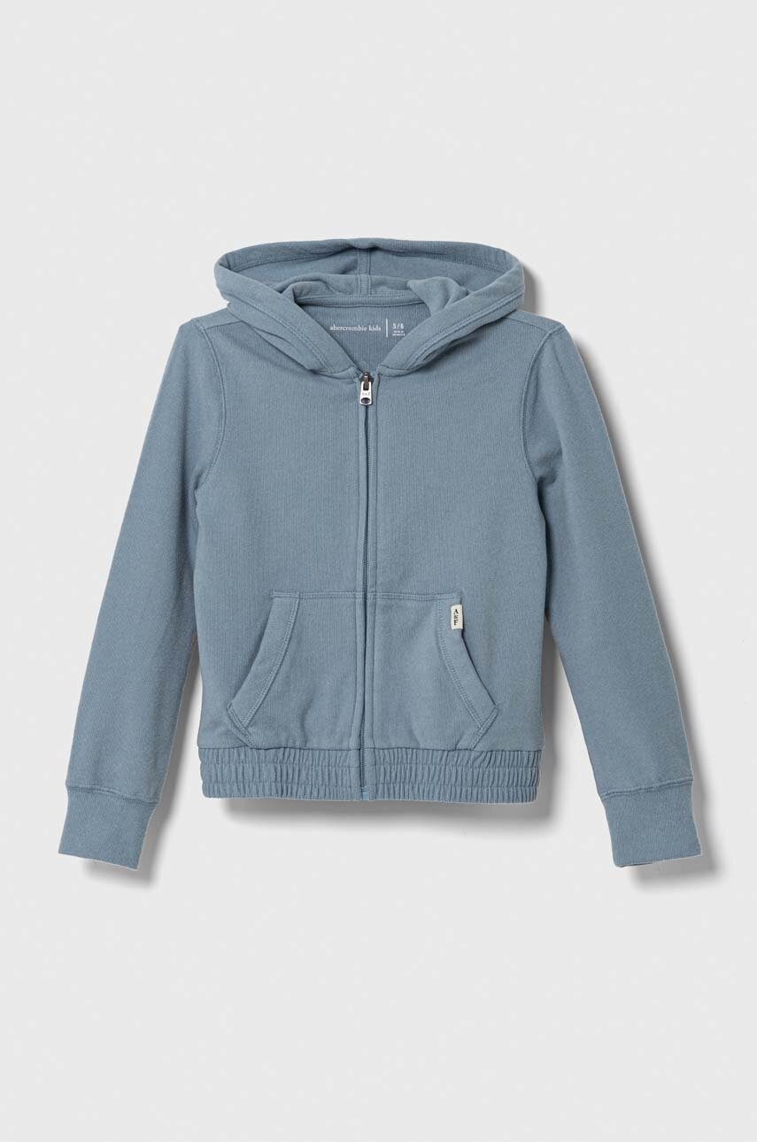 Abercrombie & Fitch bluza copii cu glugă, neted