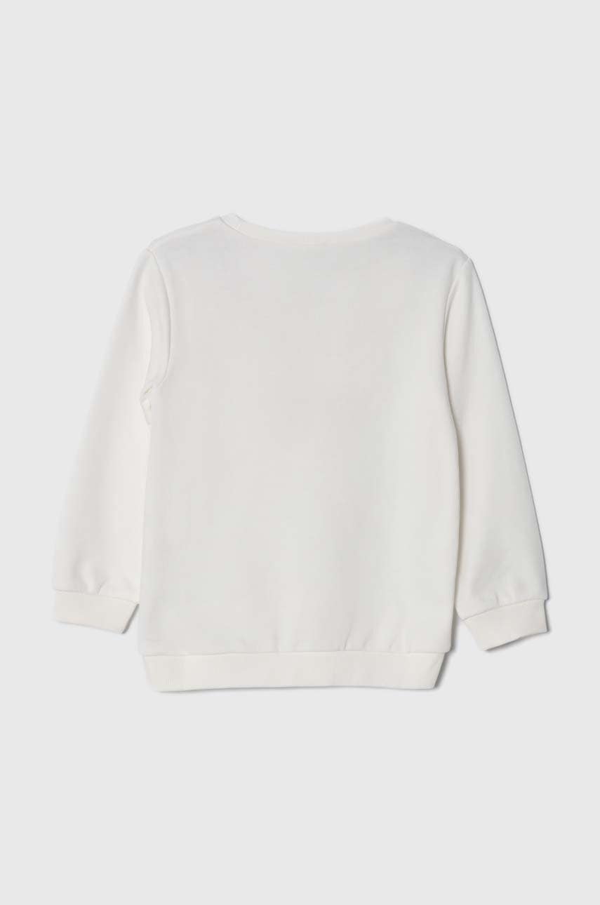 Детская кофта United Colors of Benetton цвет белый с аппликацией Детская кофта United Colors of Benetton цвет белый с аппликацией