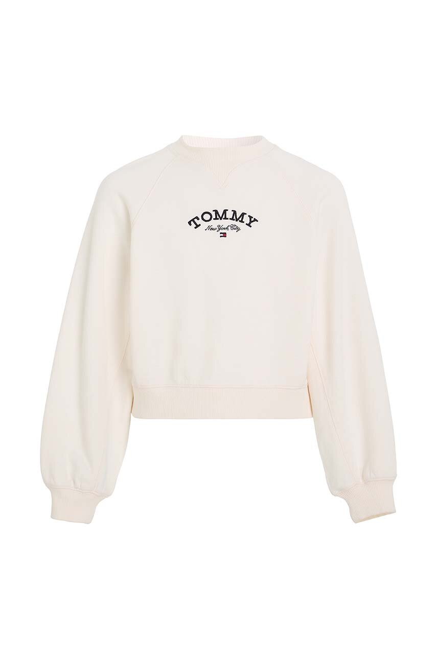 Детская кофта Tommy Hilfiger цвет белый с аппликацией Детская кофта Tommy Hilfiger цвет белый с аппликацией