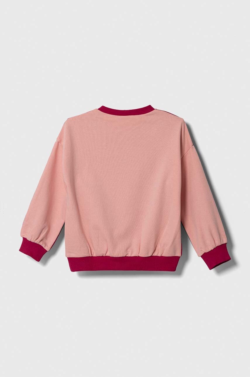 Детская кофта United Colors of Benetton цвет розовый узор