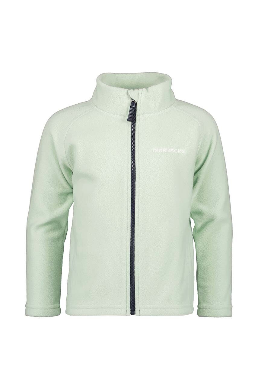 Детская кофта Didriksons MONTE KIDS FULLZIP цвет розовый однотонная