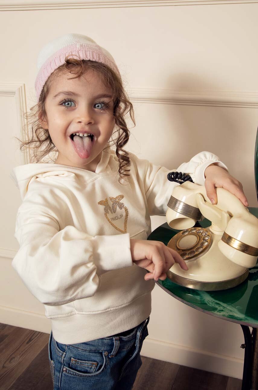 Дитяча кофта Pinko Up колір бежевий з капюшоном з аплікацією в Рівному Дитяча кофта Pinko Up колір бежевий з капюшоном з аплікацією в Рівному