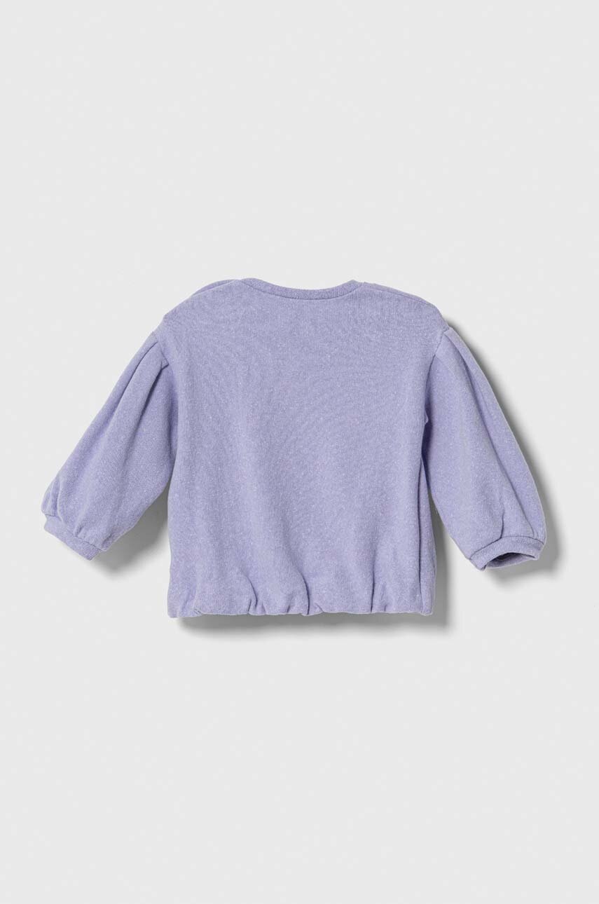 Кофта United Colors of Benetton цвет фиолетовый с аппликацией