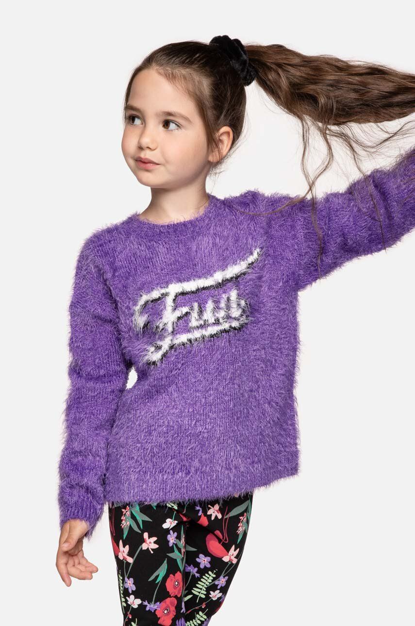 

Детский свитер Coccodrillo цвет фиолетовый