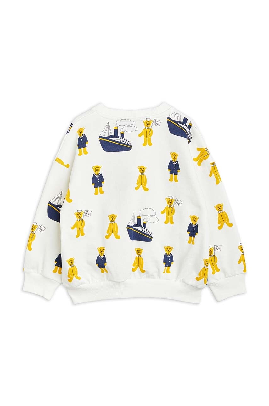 Детская хлопковая кофта Mini Rodini цвет белый узор в Кропивницком Детская хлопковая кофта Mini Rodini цвет белый узор в Кропивницком