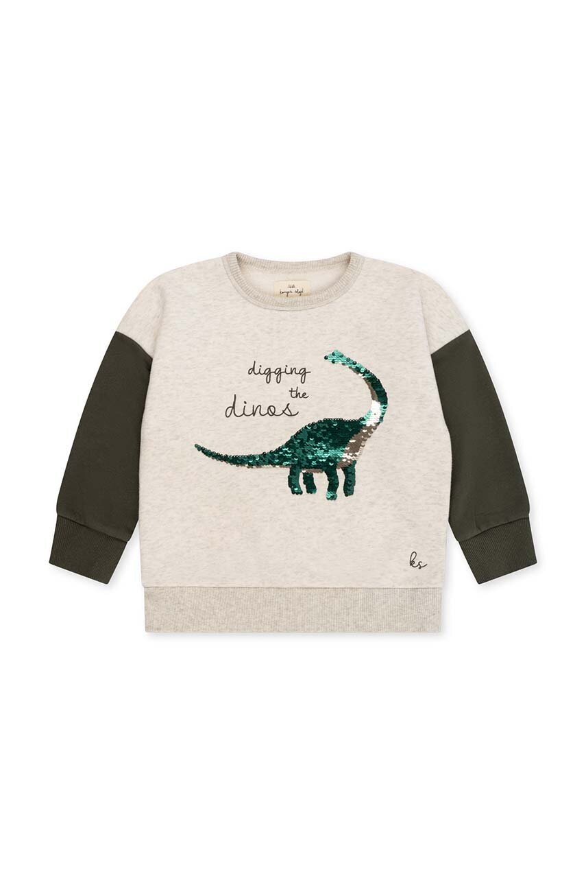 Детская кофта Konges Sløjd цвет бежевый с аппликацией в Николаеве Детская кофта Konges Sløjd цвет бежевый с аппликацией в Николаеве