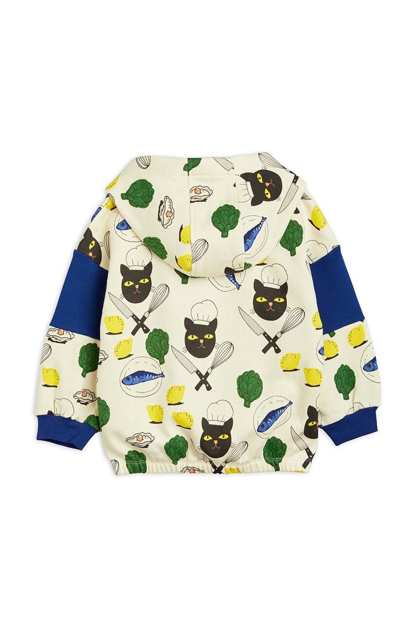 Детская хлопковая кофта Mini Rodini с капюшоном узор в Днепре Детская хлопковая кофта Mini Rodini с капюшоном узор в Днепре