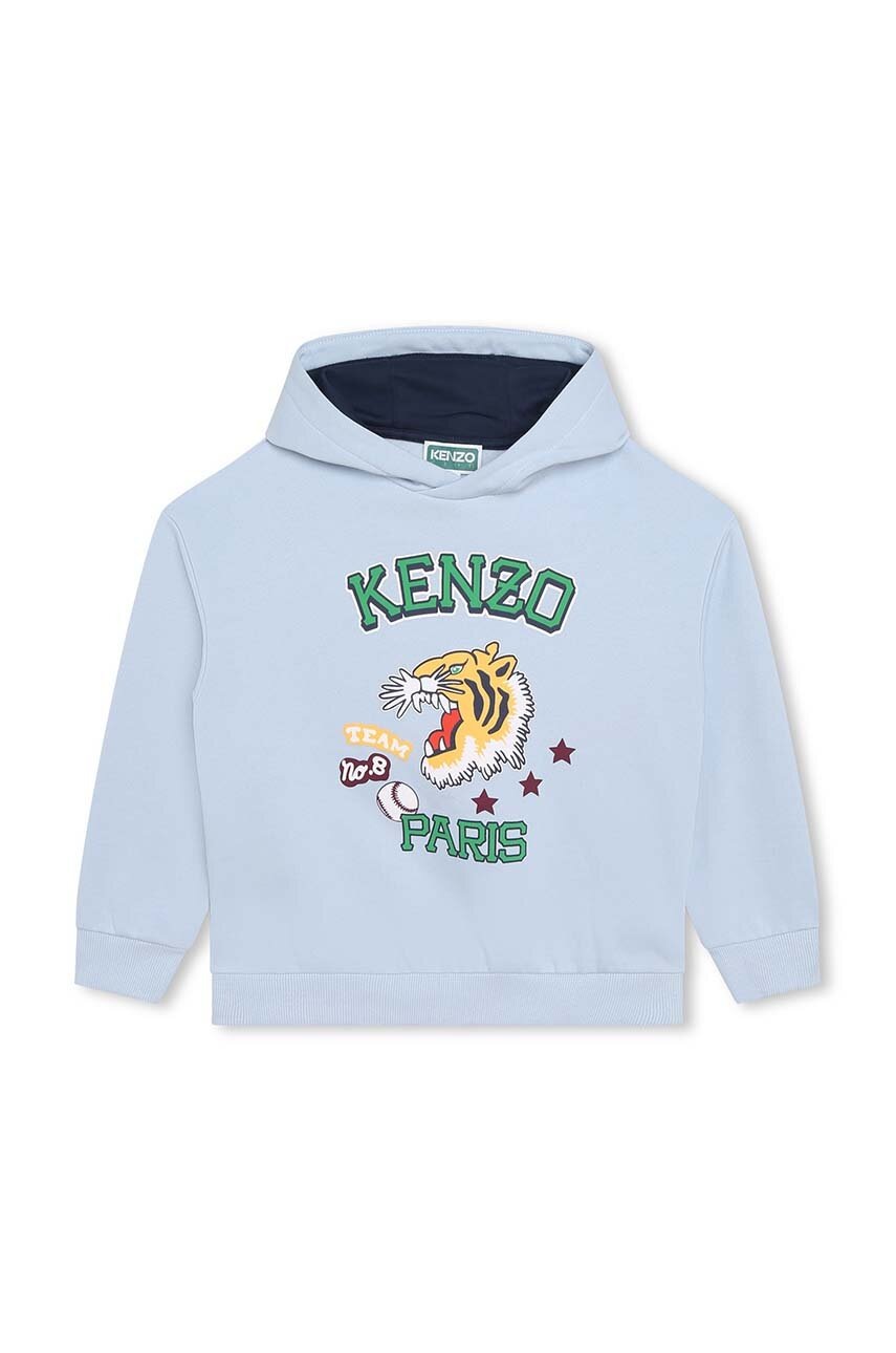 Дитяча кофта Kenzo Kids з капюшоном з принтом Дитяча кофта Kenzo Kids з капюшоном з принтом