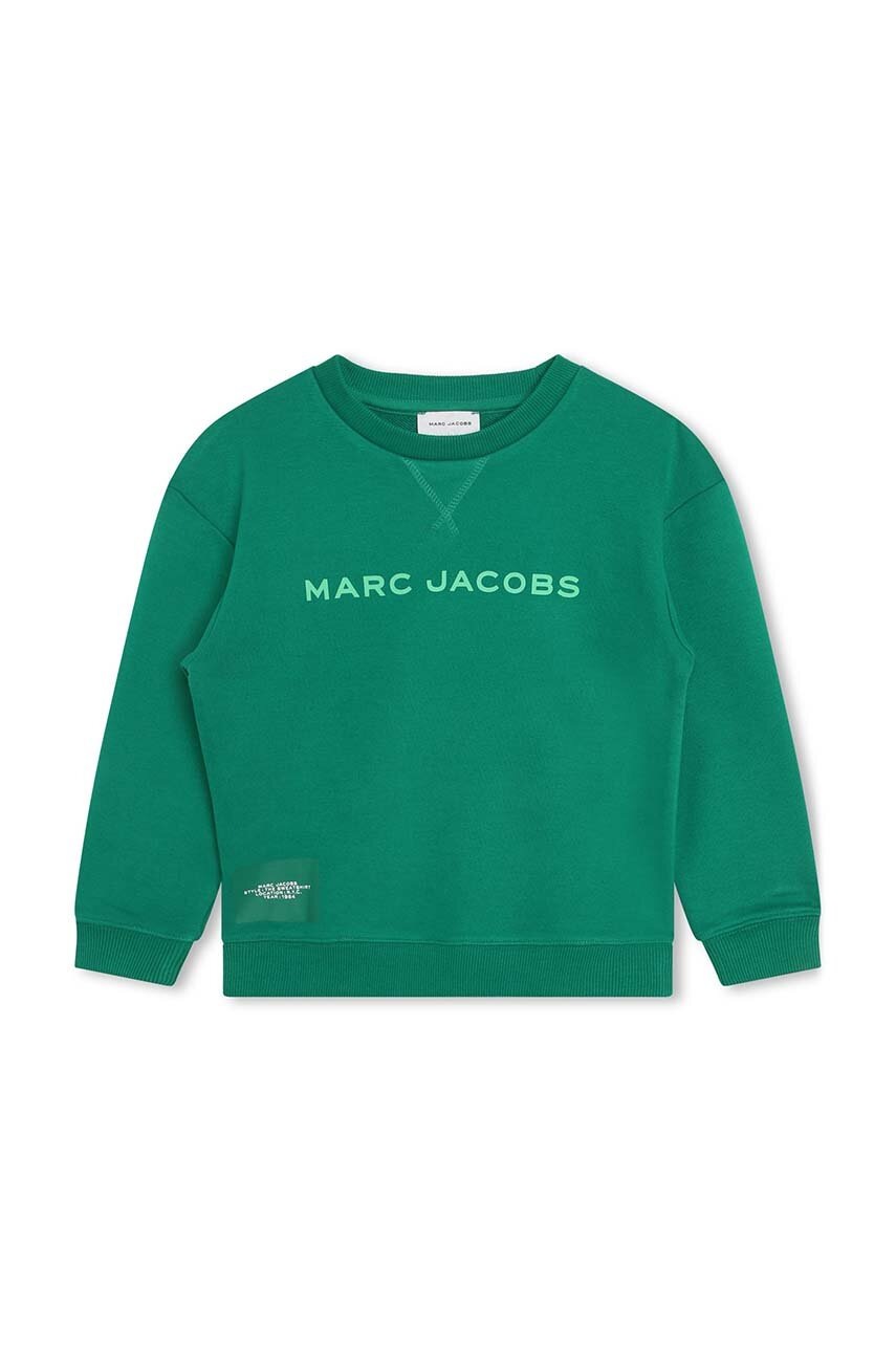 

Детская кофта Marc Jacobs цвет зелёный с принтом