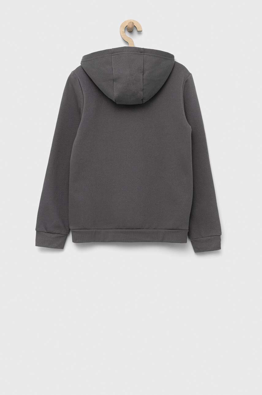 Детская кофта adidas Performance ENT22 HOODY Y цвет серый с капюшоном однотонная