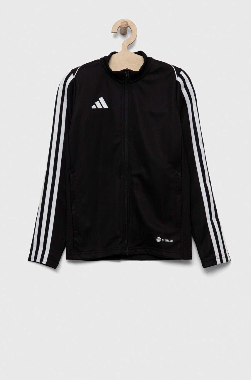 

Детская кофта adidas Performance TIRO23L TR JKTY цвет чёрный узор