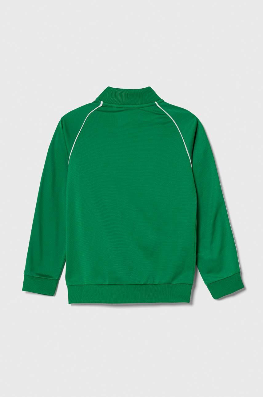 Adidas Originals Bluza Copii Culoarea Verde, Cu Imprimeu