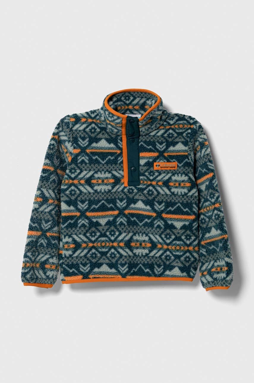 

Дитяча кофта Columbia U Helvetia Half Snap Fle однотонна