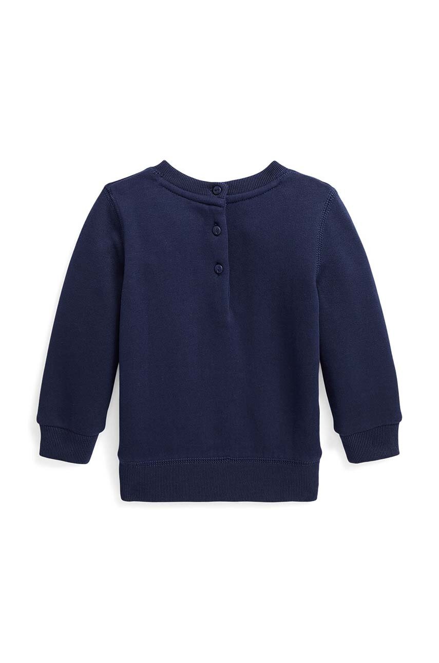 Кофта для младенцев Polo Ralph Lauren цвет синий с принтом