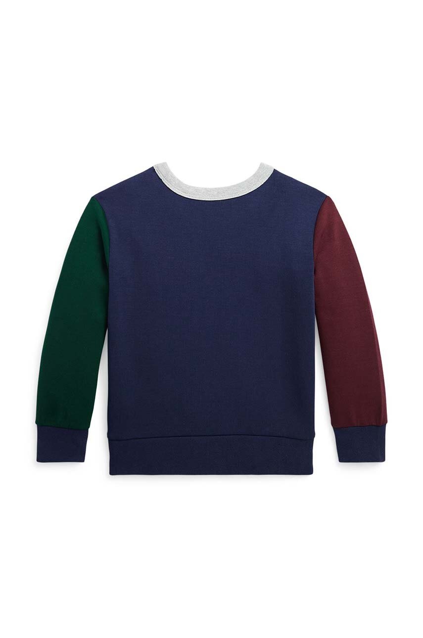 Дитяча кофта Polo Ralph Lauren колір синій з аплікацією