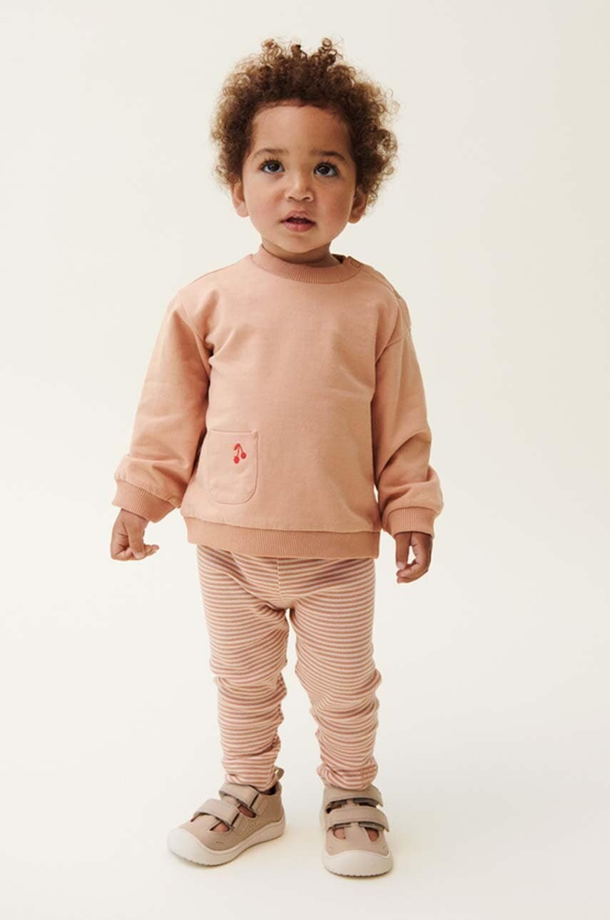 Liewood bluza bebe culoarea portocaliu, neted