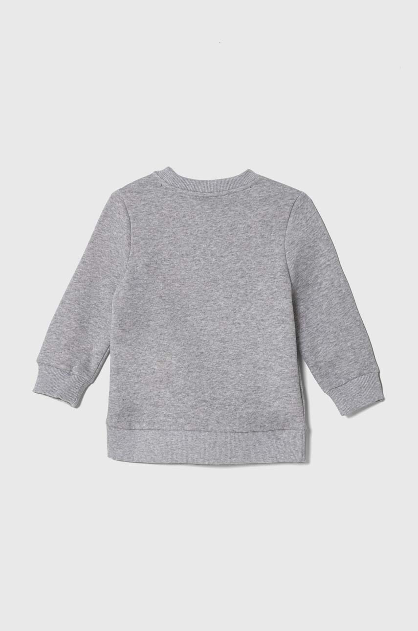 Дитяча кофта Lacoste колір сірий меланж