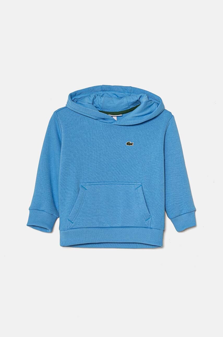 Lacoste bluza copii cu glugă, neted