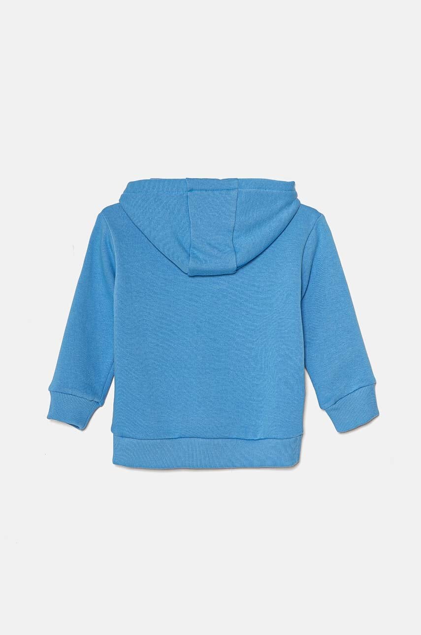 Детская кофта Lacoste с капюшоном однотонная Детская кофта Lacoste с капюшоном однотонная