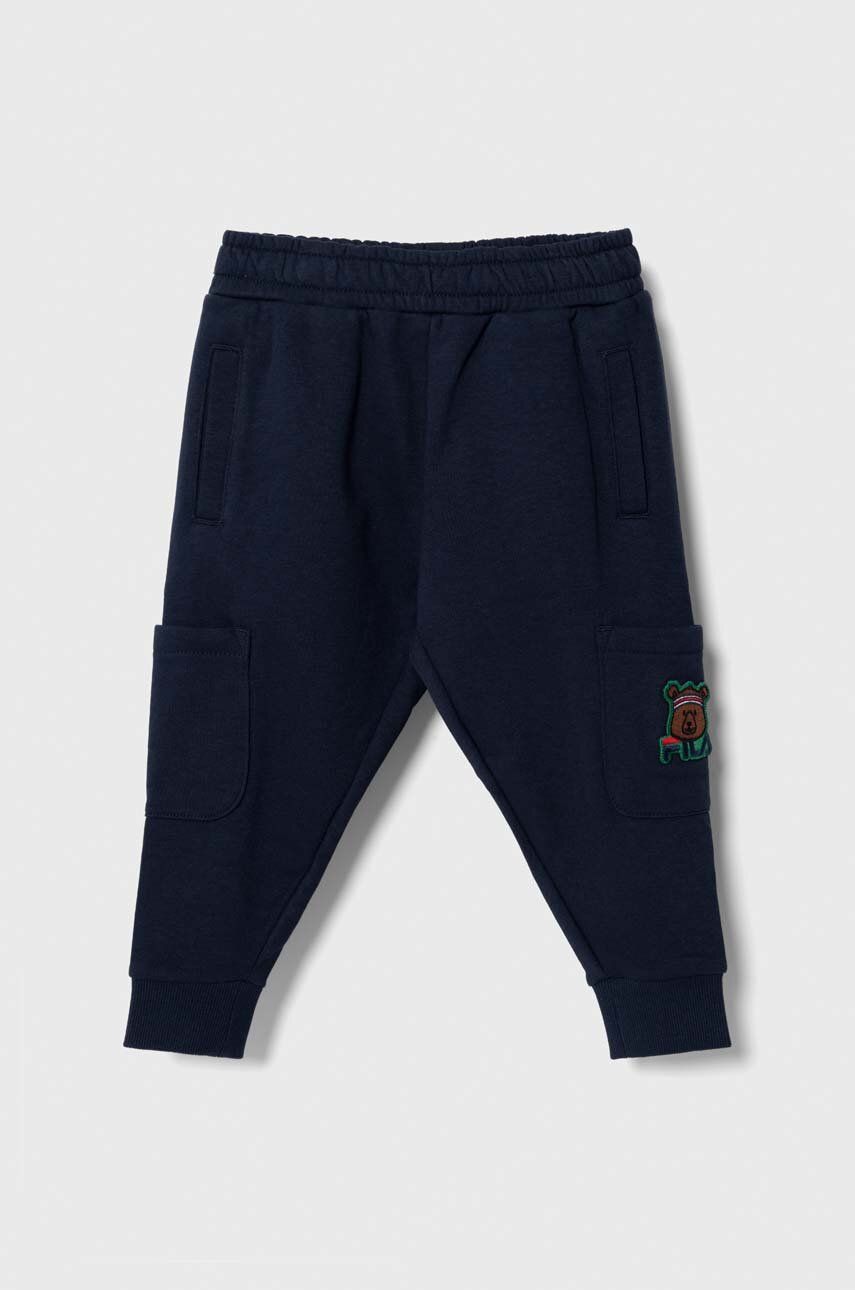 Fila pantaloni de trening pentru copii TETENBUELL track pants culoarea albastru marin, cu imprimeu