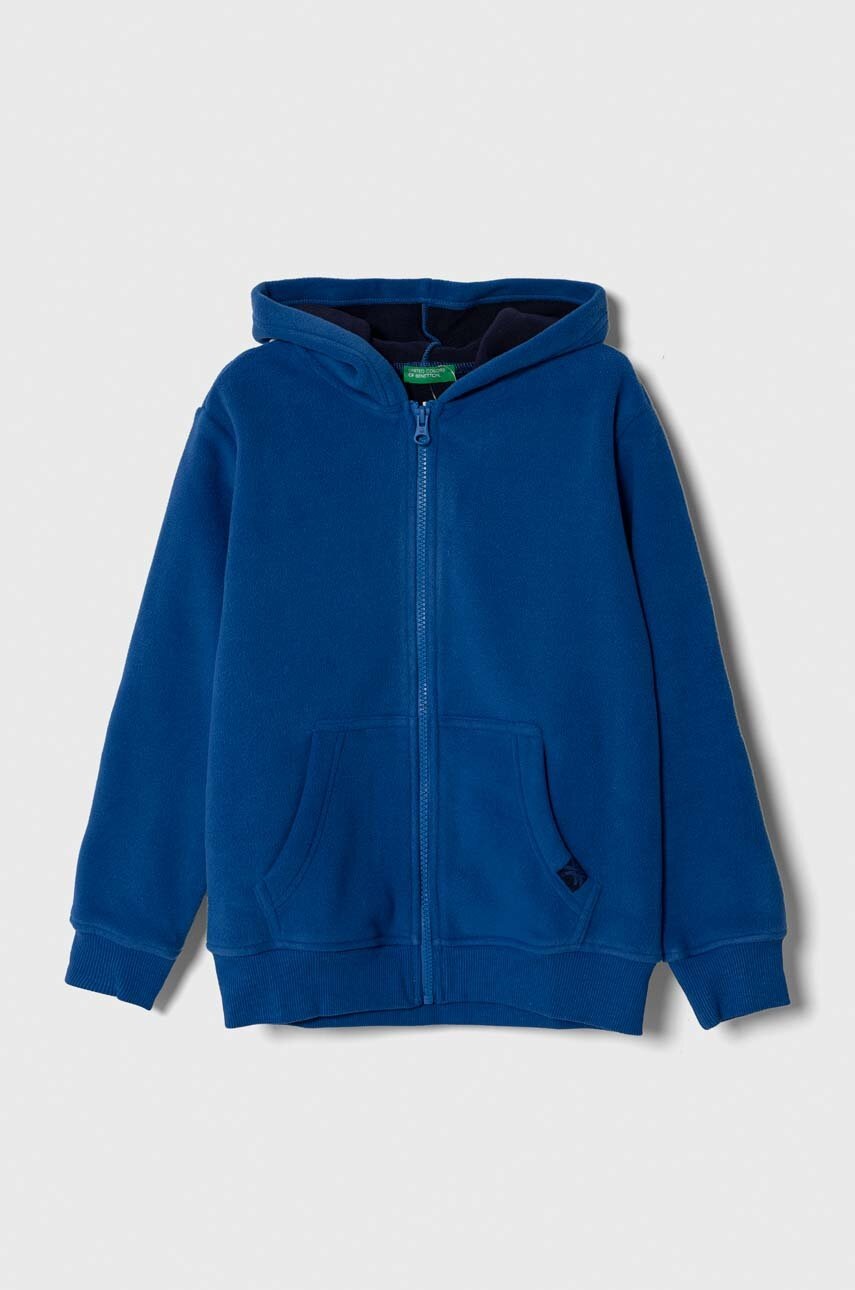 

Детская кофта United Colors of Benetton с капюшоном однотонная