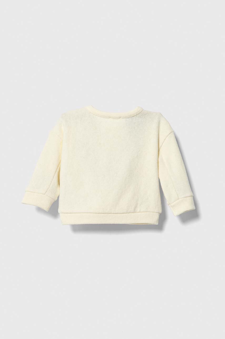 Кофта для младенцев United Colors of Benetton цвет бежевый с аппликацией