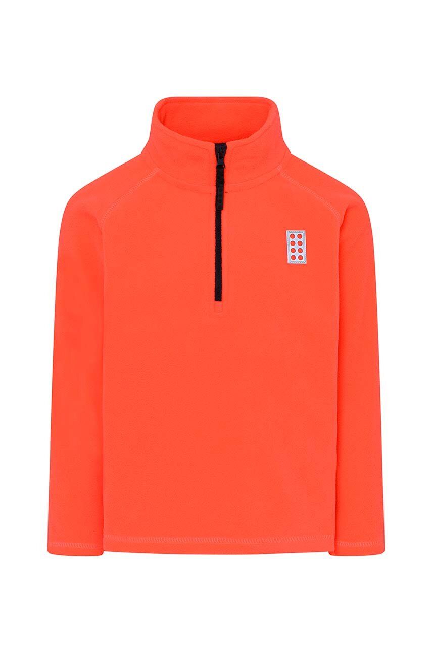 Lego bluza copii culoarea rosu, neted - Shoppu.ro