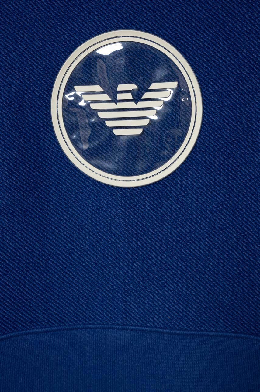Emporio Armani gyerek felső sima, kapucnis termék 2. képe