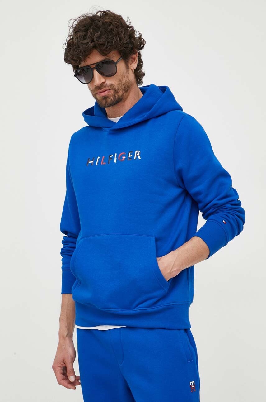 

Кофта Tommy Hilfiger мужская с капюшоном узор