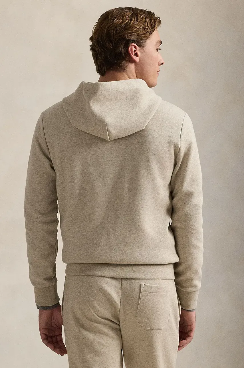 Кофта Polo Ralph Lauren мужская цвет зелёный с капюшоном однотонная 710881517 Кофта Polo Ralph Lauren мужская цвет зелёный с капюшоном однотонная 710881517