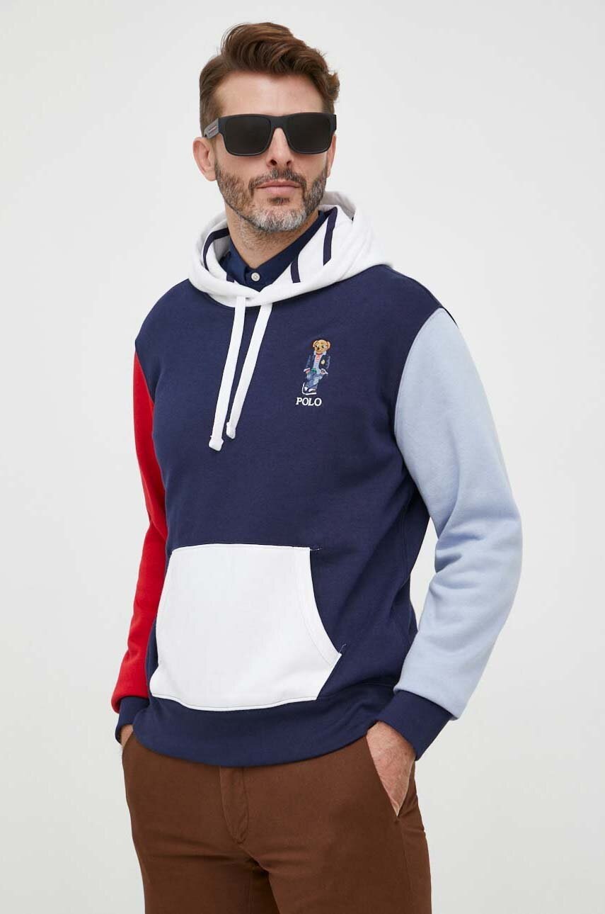 

Суичър Polo Ralph Lauren с качулка с десен, Многоцветен