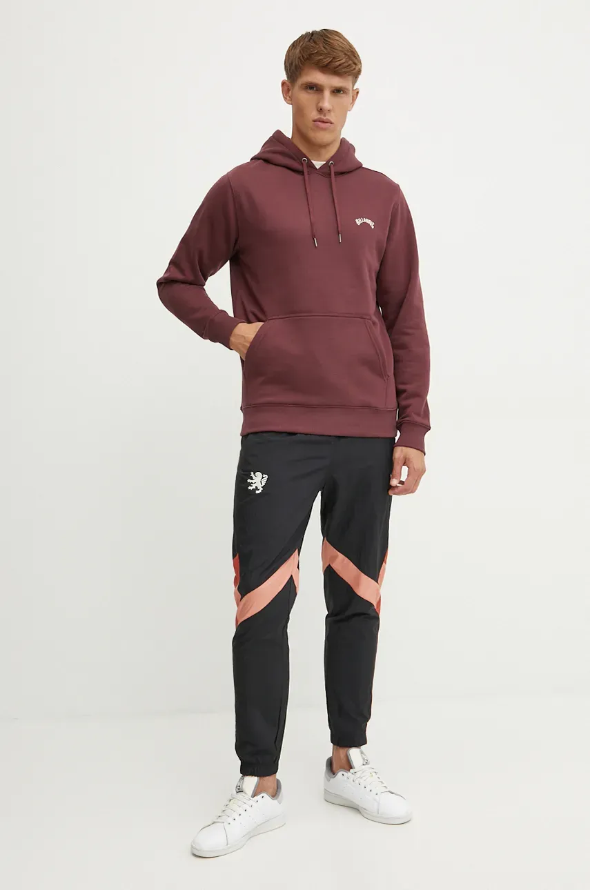 Кофта Billabong мужская цвет розовый с капюшоном меланж Кофта Billabong мужская цвет розовый с капюшоном меланж