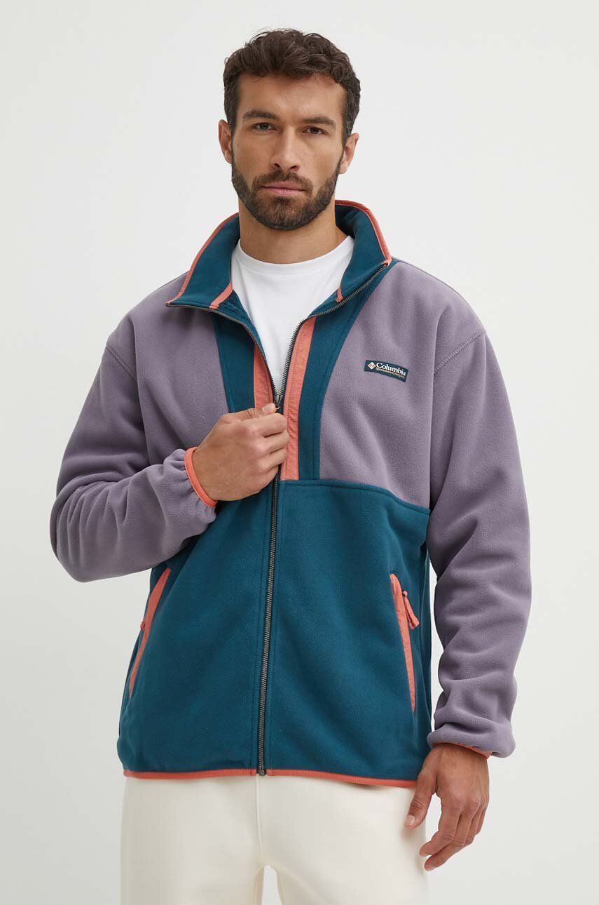 Levně Fleecová mikina Columbia M Backbowl FZ Fleece Res tyrkysová barva, 2053853