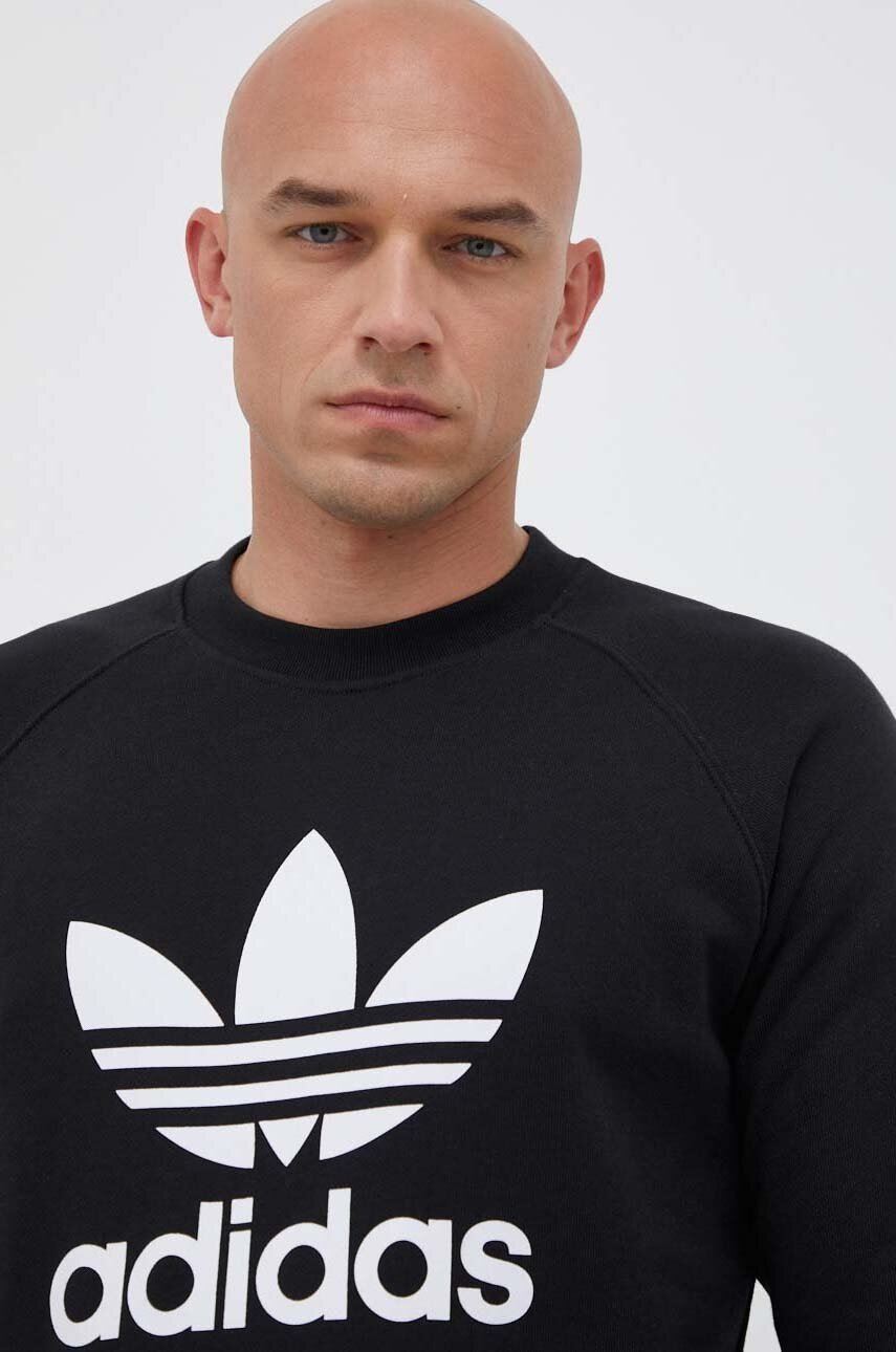 Βαμβακερή μπλούζα adidas Originals χρώμα: μαύρο φωτογραφία