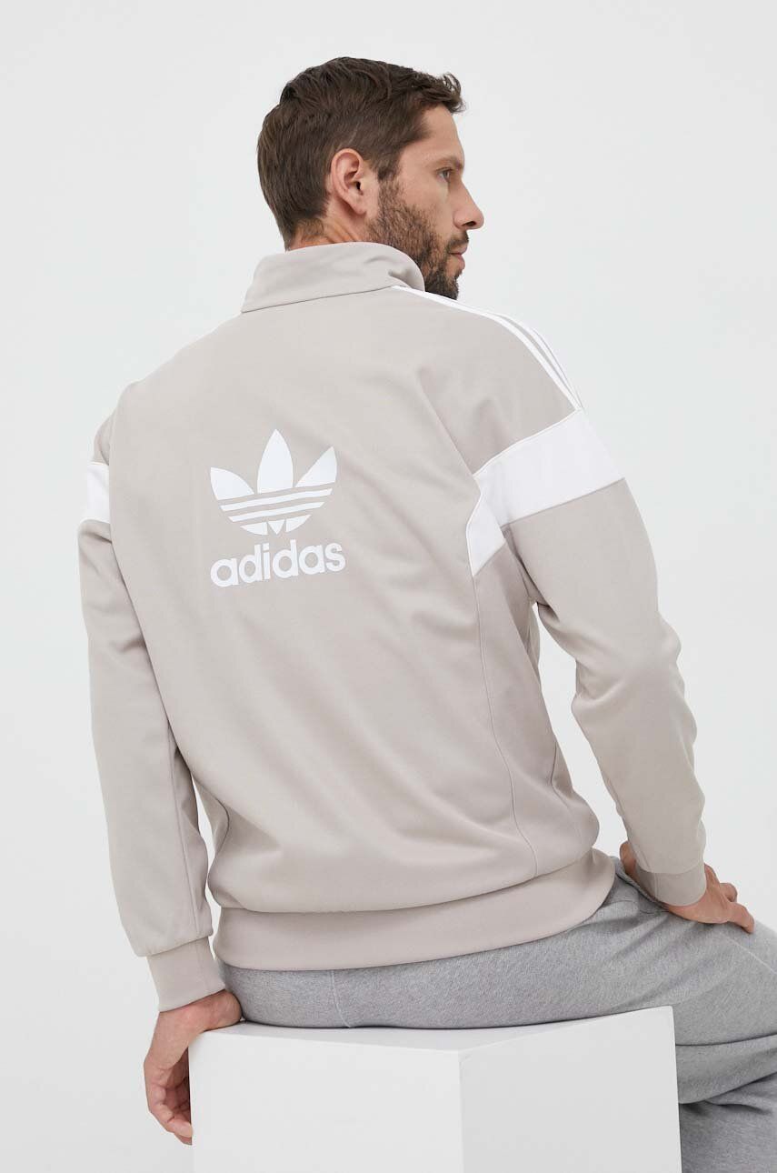 

Суичър adidas Originals в бежово с десен, Бежов