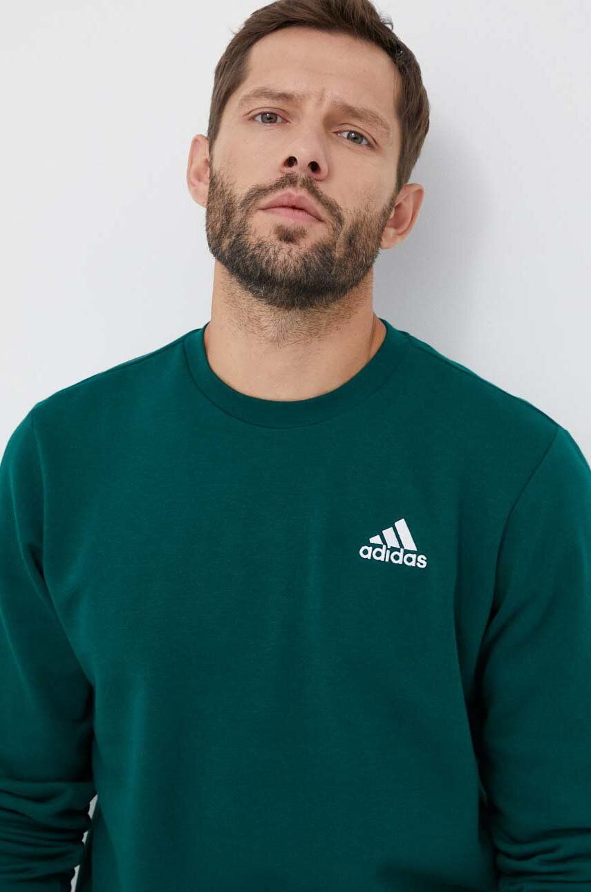 Adidas Bluza Barbati, Culoarea Verde, Neted