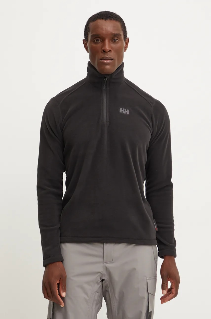 Helly Hansen hanorac Daybreaker culoarea negru, neted Helly Hansen hanorac Daybreaker culoarea negru, neted