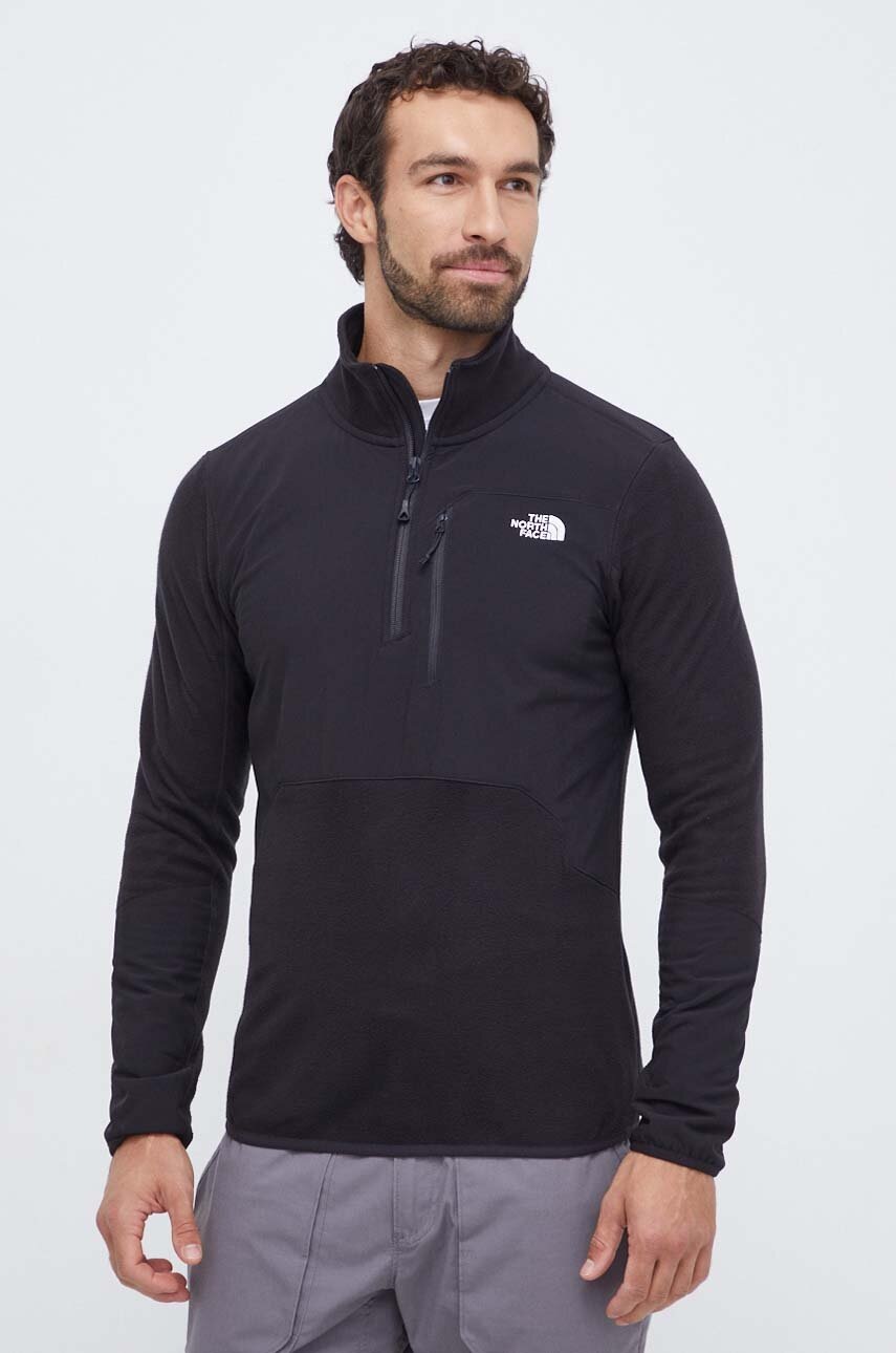 

Спортивная кофта The North Face Glacier Pro цвет чёрный однотонная