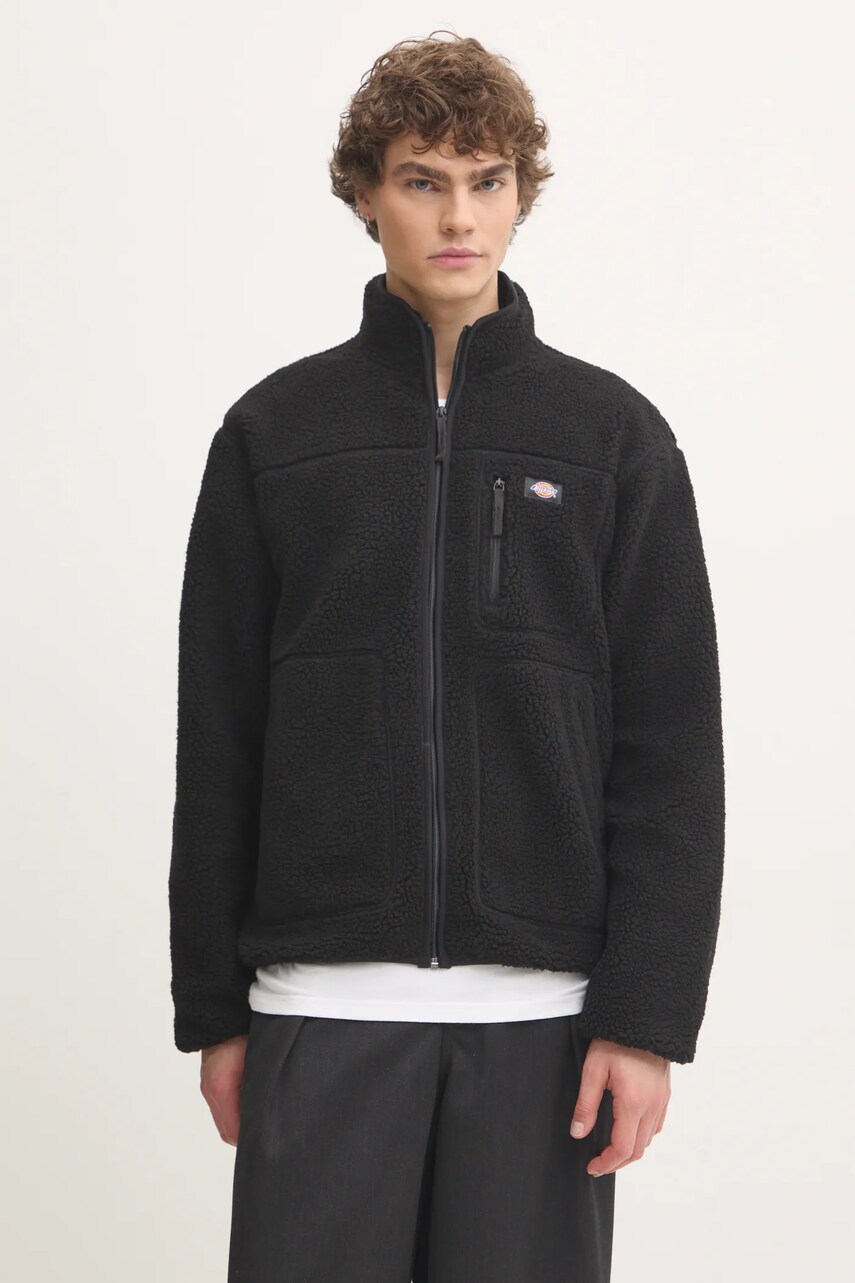 

Суичър Dickies мъжки в черно с изчистен дизайн, Черен
