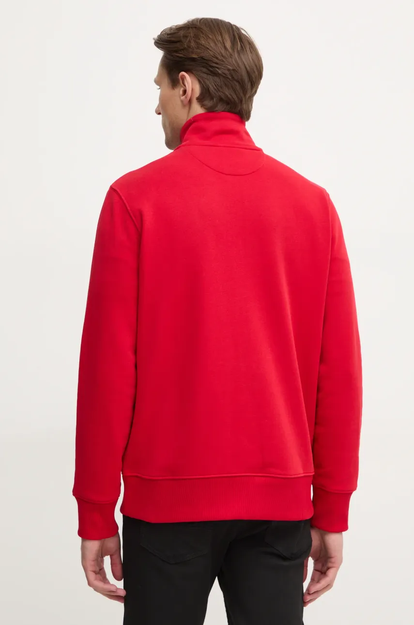 Кофта Gant мужская цвет красный однотонная Кофта Gant мужская цвет красный однотонная