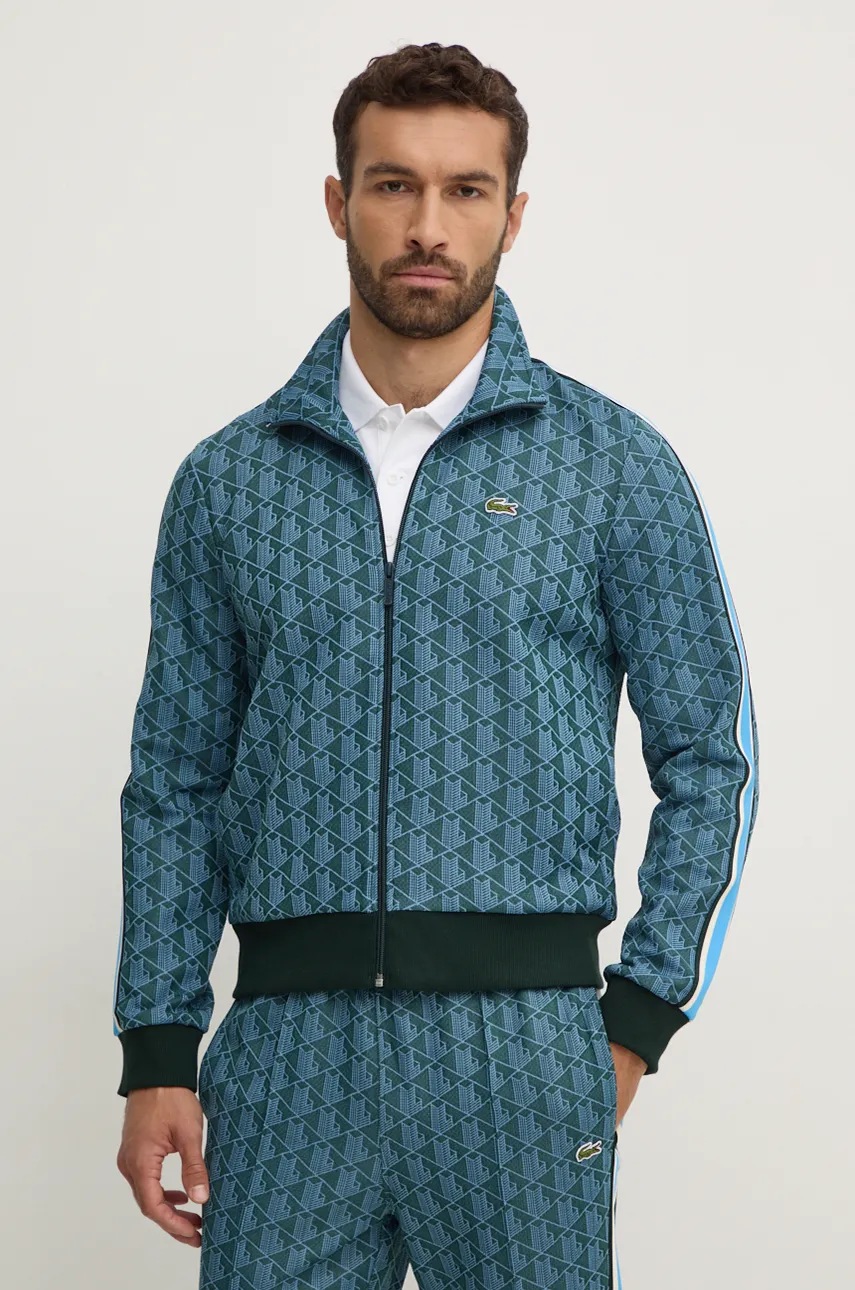 

Суичър Lacoste с десен, Зелен